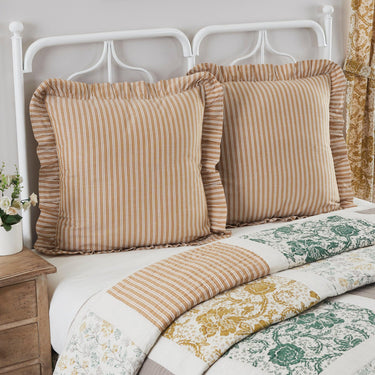 Dorset Fabric Euro Sham 26x26 VHC Brands - The Fox Decor
